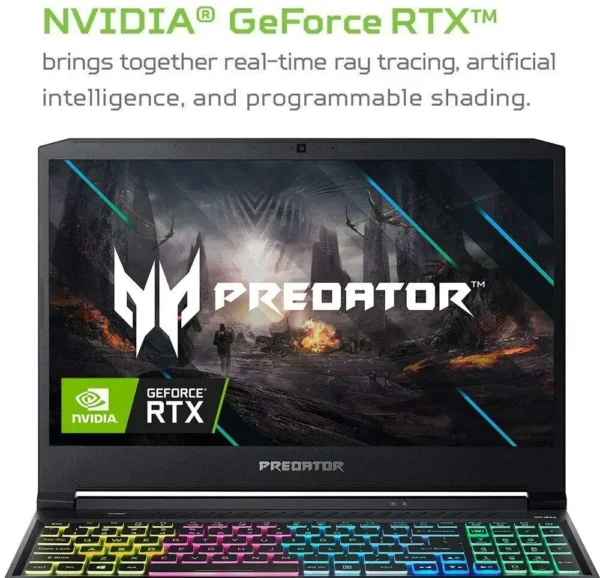 FRESH&CLEAN New Acer Predator Helios 300 Gaming Laptop, Intel i7-10750H, NVIDIA GeForce RTX