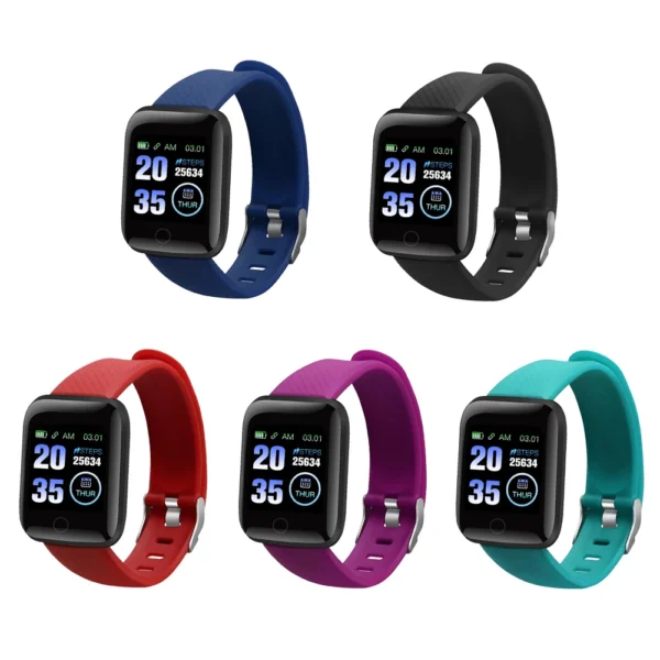 Monitor Color Screen Pedometer Women Men Sport Watch Fitness Step Counter Smart Bracelet for Women Men