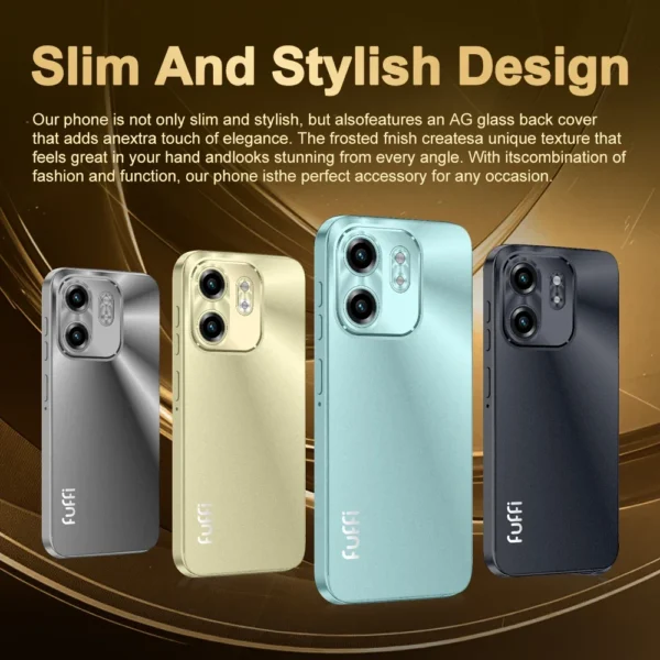 FUFFI X7 Pro Smartphones Cellphone Android 14 6.56 inch Screen,12+512GB 24+48MP Mobile phone 5800mAh Google Play Store Phone