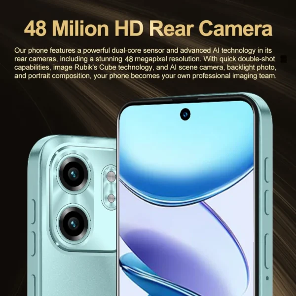 FUFFI X7 Pro Smartphones Cellphone Android 14 6.56 inch Screen,12+512GB 24+48MP Mobile phone 5800mAh Google Play Store Phone