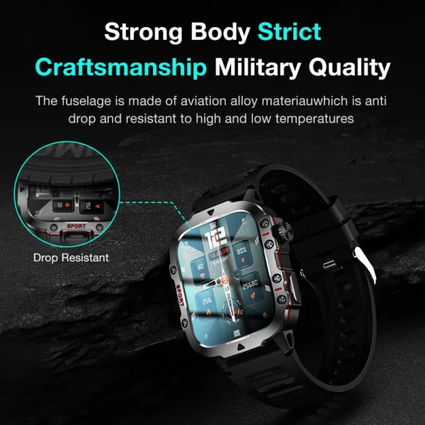 Aolon Tetra R2 Smart Watch Women Men 1.32inch Full Touch Screen HD Bluetooth Call Sport Fitness Tracker Waterproof Smartwatch