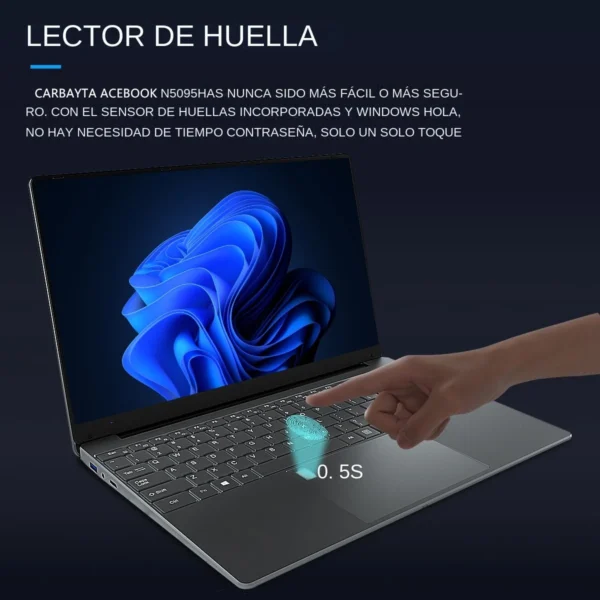 Laptop 15.6 Inch IPS Screen 16GB RAM Intel 11th N5095 Business Netbook Windows 10 11 Pro Gaming Office Notebook Pc Portable