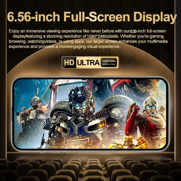 FUFFI X7 Pro Smartphones Cellphone Android 14 6.56 inch Screen,12+512GB 24+48MP Mobile phone 5800mAh Google Play Store Phone