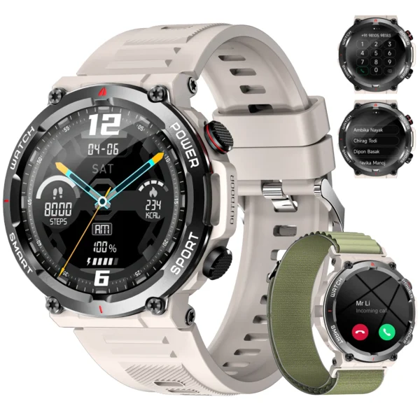 Blackview W50 Waterproof Smartwatch 1.39” HD Touch Screen Women Watches Bluetooth Calling Fitness Tracking Sport Man Smart Watch
