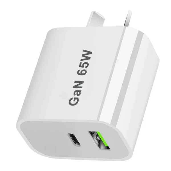 USB-C Quick Charging Plug AU EU UK US 65W PD Charger USB For iPhone 14 Xiaomi HUAWEI Samsung Fast Charge block